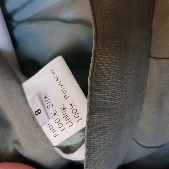 Fully Lined Jacket & Skirt In Light Green - Picture 8 of 8